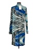 Grifflin Print Blue Casual Dress Size S - photo 2
