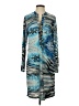 Grifflin Print Blue Casual Dress Size S - photo 1