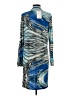 Grifflin Print Blue Casual Dress Size S - photo 2