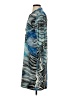 Grifflin Print Blue Casual Dress Size S - photo 5