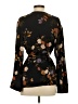 Free People 100% Rayon Black Long Sleeve Blouse Size XS - photo 2