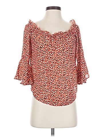 J.Crew 3/4 Sleeve Silk Top (view 1)