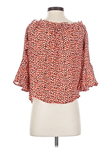 J.Crew 3/4 Sleeve Silk Top (view 2)
