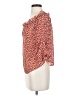 J.Crew 100% Silk Orange 3/4 Sleeve Silk Top Size 2 - photo 5