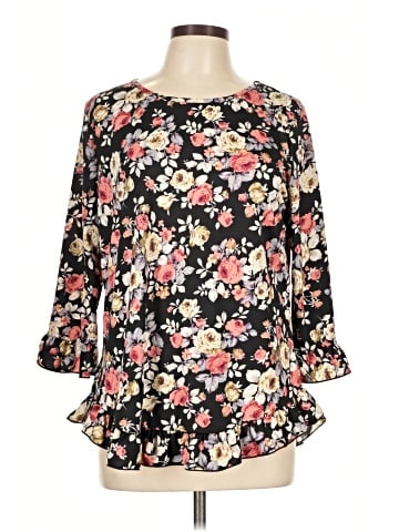 Kim & Cami 3/4 Sleeve Blouse (view 1)
