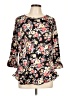 Kim & Cami Black 3/4 Sleeve Blouse Size L - photo 1