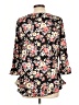 Kim & Cami Black 3/4 Sleeve Blouse Size L - photo 2
