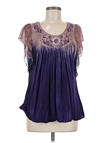 One World Short Sleeve Blouse (view 1)