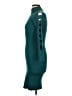 Almost Famous 100% Polyester Solid Teal Cocktail Dress Size L - photo 5