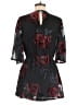 As U Wish 100% Cotton Black Romper Size M - photo 2