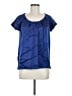 Theory Blue Short Sleeve Blouse Size M - photo 1