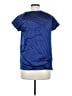 Theory Blue Short Sleeve Blouse Size M - photo 2
