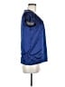 Theory Blue Short Sleeve Blouse Size M - photo 4