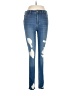 Hollister Hearts Blue Jeans Size 7R - photo 1