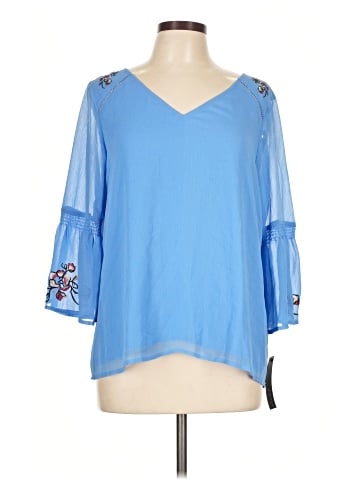 Apt. 9 3/4 Sleeve Blouse (view 1)