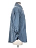 Be Cool 100% Tencel Blue Long Sleeve Button-Down Shirt Size S - photo 4