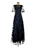Eliza J 100% Polyester Blue Cocktail Dress Size 4 - photo 1