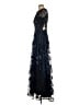 Eliza J 100% Polyester Blue Cocktail Dress Size 4 - photo 5