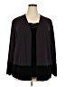 Fashion Bug Black Cardigan Size XXL (estimated) - photo 1
