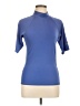 Patagonia Solid Blue Short Sleeve Turtleneck Size L - photo 1