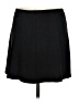 Aqua Solid Black Casual Skirt Size M - photo 2