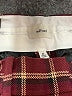 Wilfred Plaid Burgundy Casual Pants Size 00 - photo 4