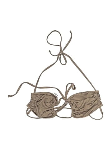 Madewell Madewell Second Wave Ruched String Bikini Top (view 1)