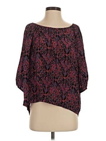 Joie 3/4 Sleeve Silk Top (view 1)