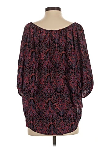 Joie 3/4 Sleeve Silk Top (view 2)