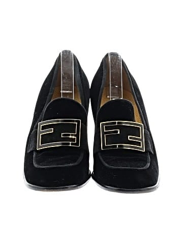Fendi Vintage Velvet Block Heels (view 2)