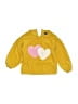 Old Navy Hearts Yellow Pullover Sweater Size 12-18 mo - photo 1