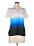 Antigua Blue Short Sleeve Polo Size M - photo 1