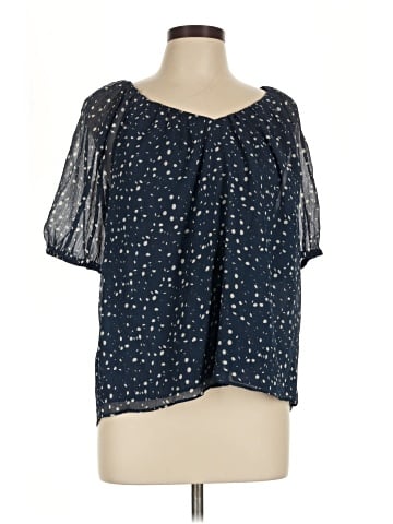 Ann Taylor Factory Short Sleeve Blouse (view 1)