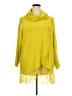 NY Collection 100% Acrylic Yellow Poncho Size 3X (estimated) - photo 1