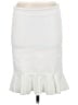 Express Solid White Formal Skirt Size M - photo 1