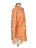 Coldwater Creek Stripes Orange Long Sleeve Button-Down Shirt Size M - photo 4