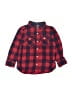 Hanna Andersson 100% Cotton Plaid Red Long Sleeve Button-Down Shirt Size 90 cm / US 12-24 MO - photo 1