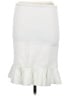 Express Solid White Formal Skirt Size M - photo 2