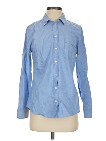 J.Crew Factory Store Long Sleeve Button-Down Shirt (view 1)