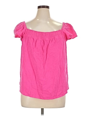 J.Crew Factory Store Short Sleeve Blouse (view 1)