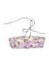 Zaful Floral Pink Swimsuit Top Size L - photo 2
