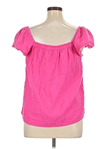 J.Crew Factory Store Short Sleeve Blouse (view 2)