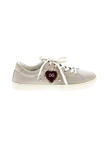 Dolce & Gabbana Leather DG Heart Sneakers (view 1)