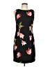 AGB 100% Polyester Graphic Black Cocktail Dress Size 10 - photo 1