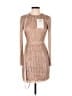 Mac Duggal 100% Polyester Tan Cocktail Dress Size 0 - photo 1