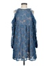 BCBGMAXAZRIA 100% Polyester Blue Cocktail Dress Size XXS - photo 1