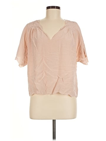 Joie Short Sleeve Silk Top (view 1)