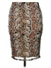 Papermoon Animal Print Brown Formal Skirt Size M - photo 2