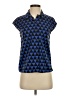 Prada Blue Short Sleeve Blouse Size EU (IT) 38 / US 2 - photo 1