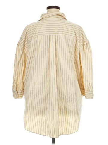 Treasure & Bond 3/4 Sleeve Button-Down Shirt (view 2)